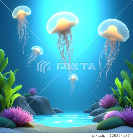 クラゲのささやき クラゲのささやき 126224187