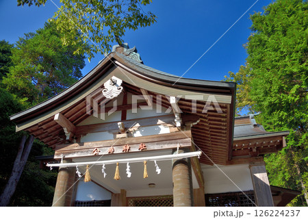 関東・箱根・金時山、公時神社ルートの登山口に建つ公時神社・神奈川県箱根町(1) 126224237