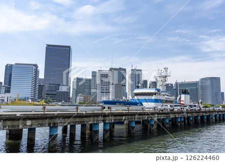 東京中央区勝どきの風景 豊海水産埠頭 東京中央区勝どきの風景 豊海水産埠頭 126224460
