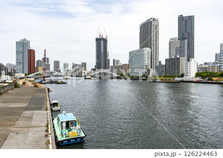 東京中央区勝どきの風景 126224463