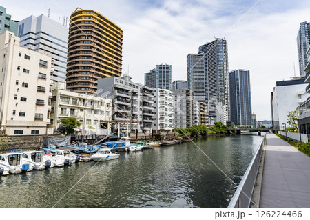 東京中央区勝どきの風景 東京中央区勝どきの風景 126224466