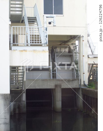 千葉県市川市にある「押切ポンプ場」 126224796