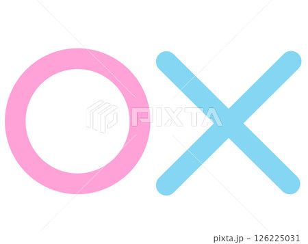 マルバツ　◯×　クイズ　問題　記号 126225031