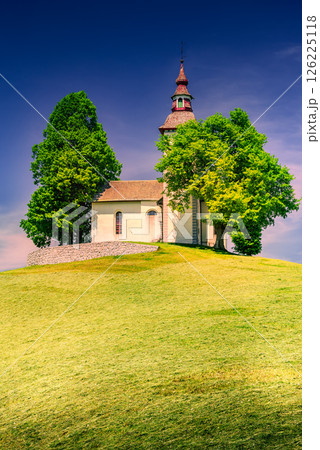 Sveti Tomaz, Slovenia - Beautiful slovene church in Kamnik Savinja Alps 126225118