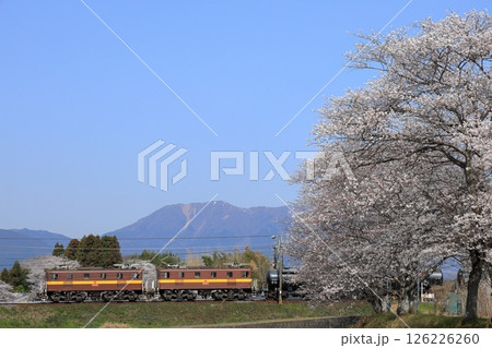 春景色の三岐鉄道貨物列車 126226260