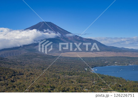 【山梨県】鉄砲木ノ頭から眺める富士山 【山梨県】鉄砲木ノ頭から眺める富士山 126226751