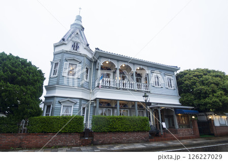 山手西洋館の山手十番館と山手資料館の春 126227029