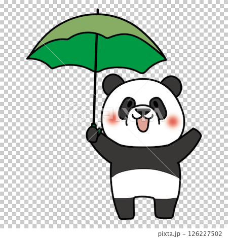 熊貓打著傘 126227502