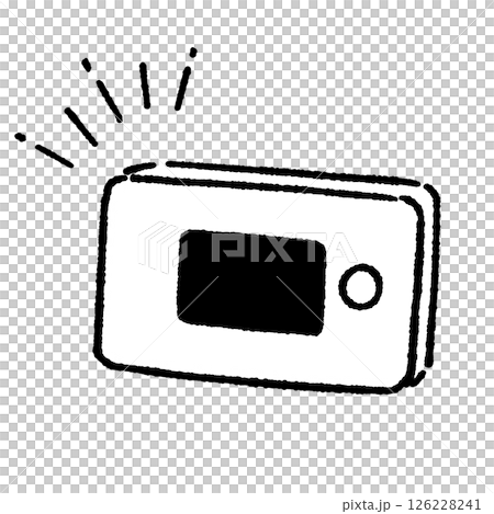 モバイルwifiルーターのシンプルなイラスト 126228241
