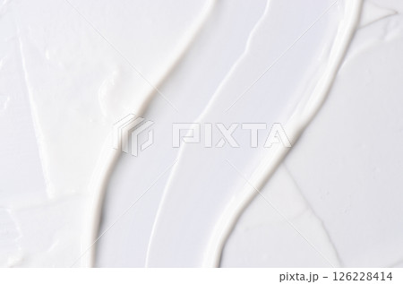The texture of a cosmetic cream for the body or face The texture of a cosmetic cream for the body or face 126228414