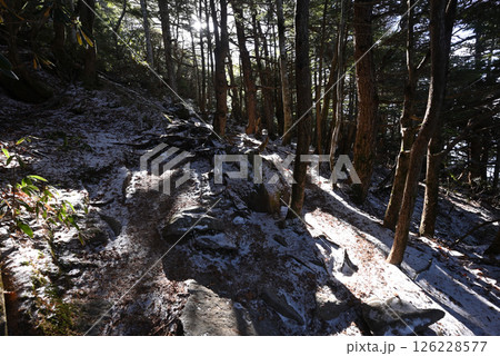 冬の黒斑山登山、浅間山、群馬県、長野県 126228577