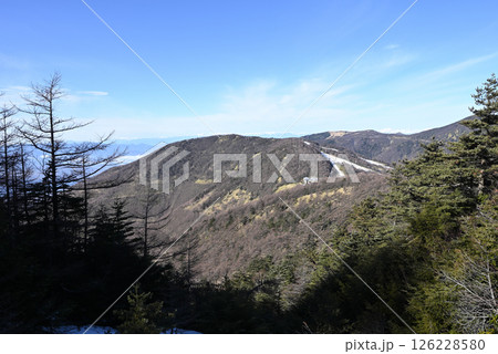 冬の黒斑山登山、浅間山、群馬県、長野県 126228580