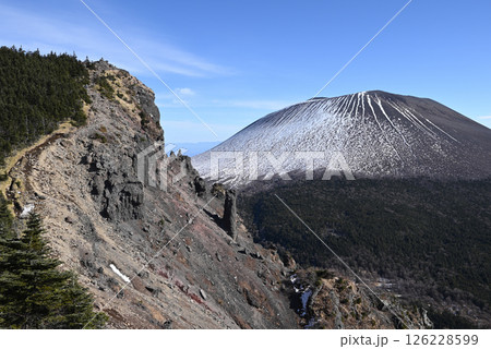 冬の黒斑山登山、浅間山、群馬県、長野県 126228599