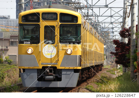 ［SK］西武国分寺線2000系電車（小平市：川越鉄道開業130周年HM） 126228647