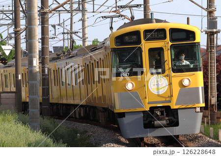 ［SK］西武国分寺線2000系電車（小平市：川越鉄道開業130周年HM） 126228648