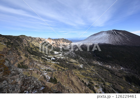 冬の黒斑山登山、浅間山、群馬県、長野県 冬の黒斑山登山、浅間山、群馬県、長野県 126229461