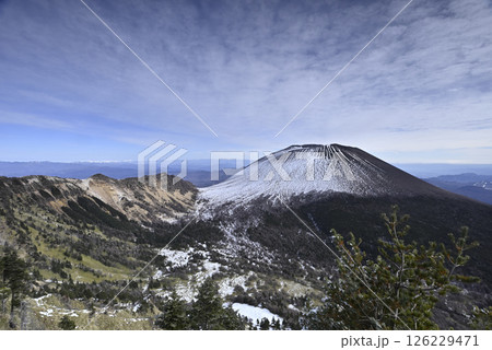 冬の黒斑山登山、浅間山、群馬県、長野県 126229471