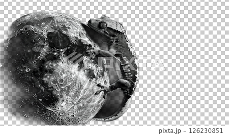 Moon and Crested Gecko Moon and Crested Gecko 126230851