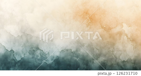 Textured Abstract Gradient Watercolor Background in Earthy Tones 126231710