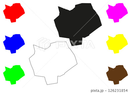 Kaithal city (Republic of India, State of Haryana) map vector illustration, scribble sketch Kapisthal map Kaithal city (Republic of India, State of Haryana) map vector illustration, scribble sketch Kapisthal map 126231854
