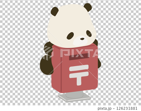 Panda on the post 126231881