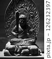 不動明王の仏像(モノクロVer) 126232397