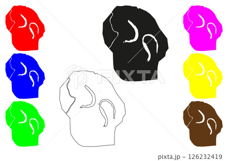 Motihari city (Republic of India, State of Bihar) map vector illustration, scribble sketch Motihari map Motihari city (Republic of India, State of Bihar) map vector illustration, scribble sketch Motihari map 126232419