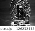 不動明王の仏像(モノクロVer) 126232432