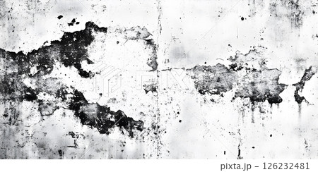 Distressed White Wall Texture with Black Grunge Pattern Distressed White Wall Texture with Black Grunge Pattern 126232481