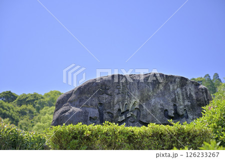 「史跡 小牧山」の石碑(愛知県小牧市) 「史跡 小牧山」の石碑(愛知県小牧市) 126233267