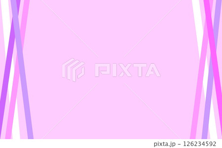 幾何学模様　フレーム　線　ライン　パステルカラー 126234592