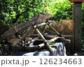 竹で作られた手水舎 126234663