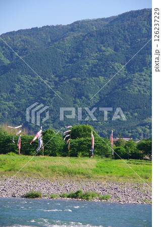 徳島県 道の駅三野からさんさんランディングを望む 徳島県 道の駅三野からさんさんランディングを望む 126237229