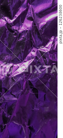 Creative metallic vertical background for purple posters.Abstract Glossy Foil for Graphic Design 126238600