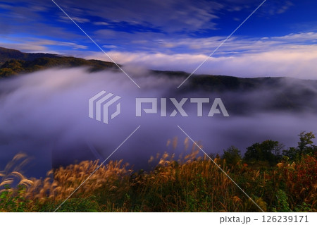 岩手県奥州市 夜明けの風景 岩手県奥州市 夜明けの風景 126239171