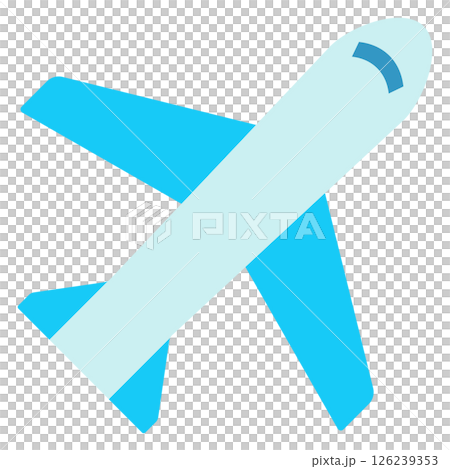 Airplane icon illustration Airplane icon illustration 126239353