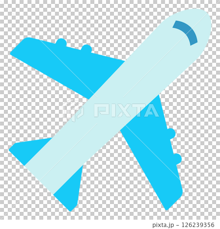 飛行機のアイコンイラスト 飛行機のアイコンイラスト 126239356