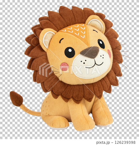 Cute animals, children's book style  White Background 126239398