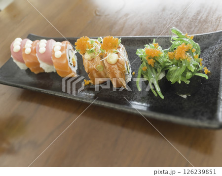 Street foods of Thailand fresh cooking in asian kitchen 126239851