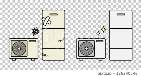 エコキュートの故障・修理のBeforeAfter 126240348