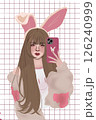pinky bunny girl 126240999