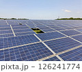 太陽光発電パネルが設置された太陽発電所 126241774