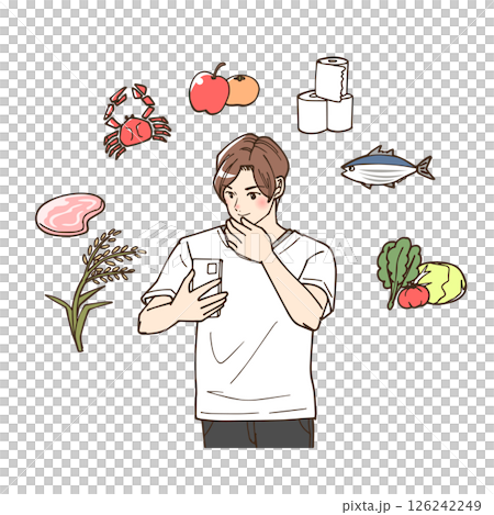 一位男士捐贈家鄉稅的插圖 126242249