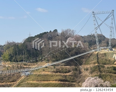 茨木市 安威川ダム吊り橋 茨木市 安威川ダム吊り橋 126243454
