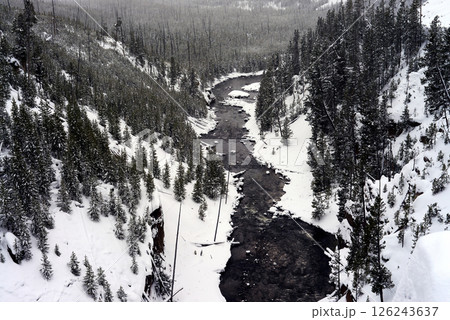 Yellowstone Winter Yellowstone River 126243637