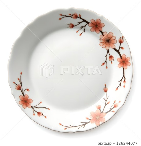 日本の自然美や四季を表現した伝統的なモチーフの伊万里焼の和皿。日本最古の磁器と言われている。 126244077