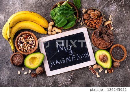 Products containing natural magnesium Mg 126245921