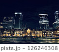 ライトアップされた東京駅 126246308