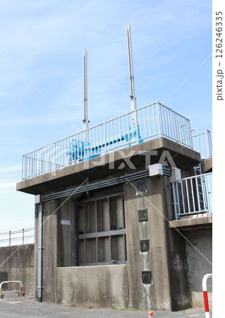 千葉県市川市にある「押切水門」 126246335