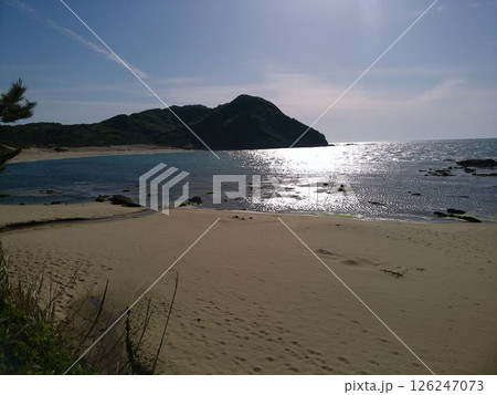 京都・琴引浜の美しい海岸線 京都・琴引浜の美しい海岸線 126247073